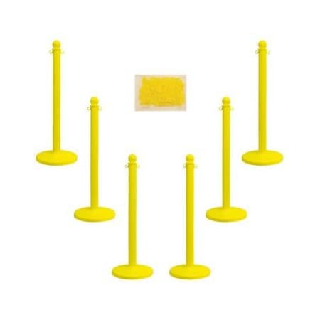 Accuform MEDIUM DUTY STANCHION POSTS COLOR PRC209YL PRC209YL